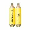 Topeak CO2 Cartridges 25g Threaded, 2 Pack