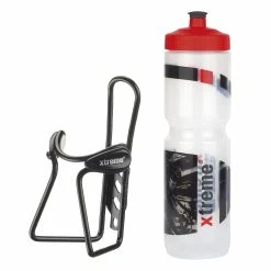 Xtreme 1l Bottle + Protector Cage Bottle Cage Set